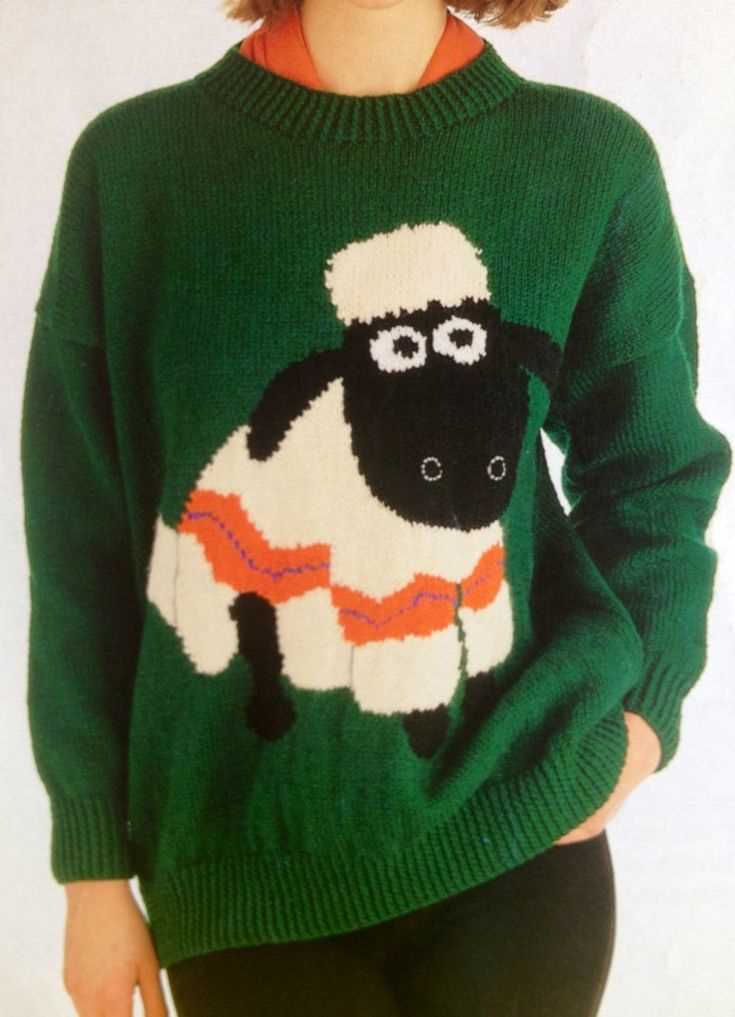 Sheep sweater knitting pattern