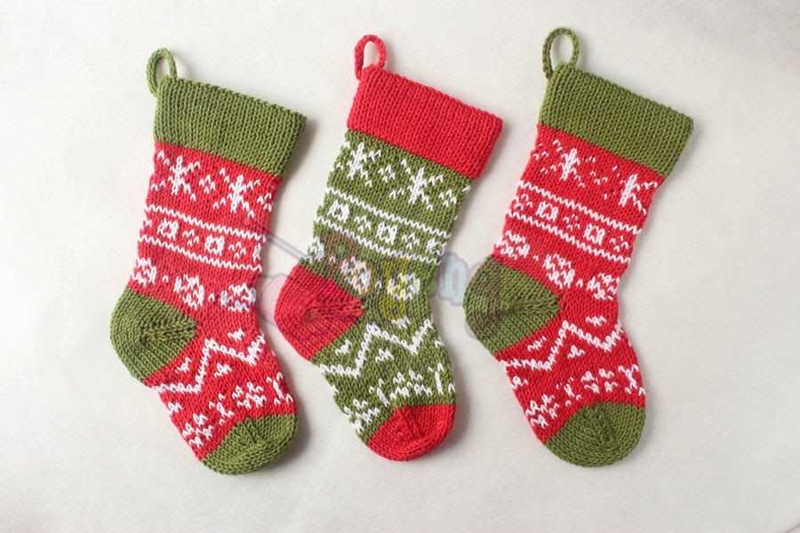 Christmas stocking knitted patterns