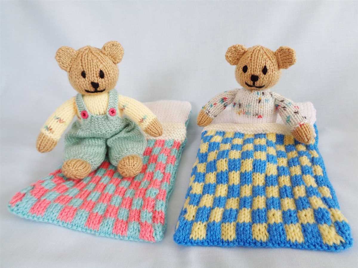 Downloadable knit free teddy bear knitting patterns