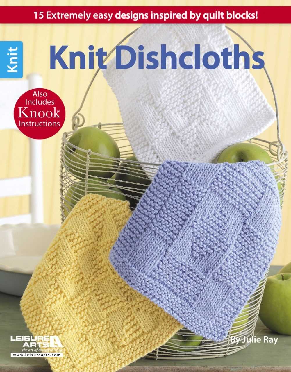 Free knitting patterns for washcloths and dishcloths