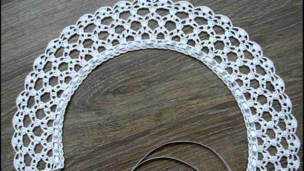 Knit lace collar pattern