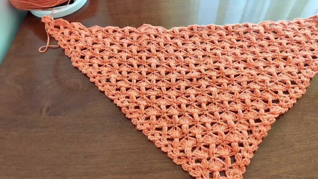 Knitted rectangular shawl patterns