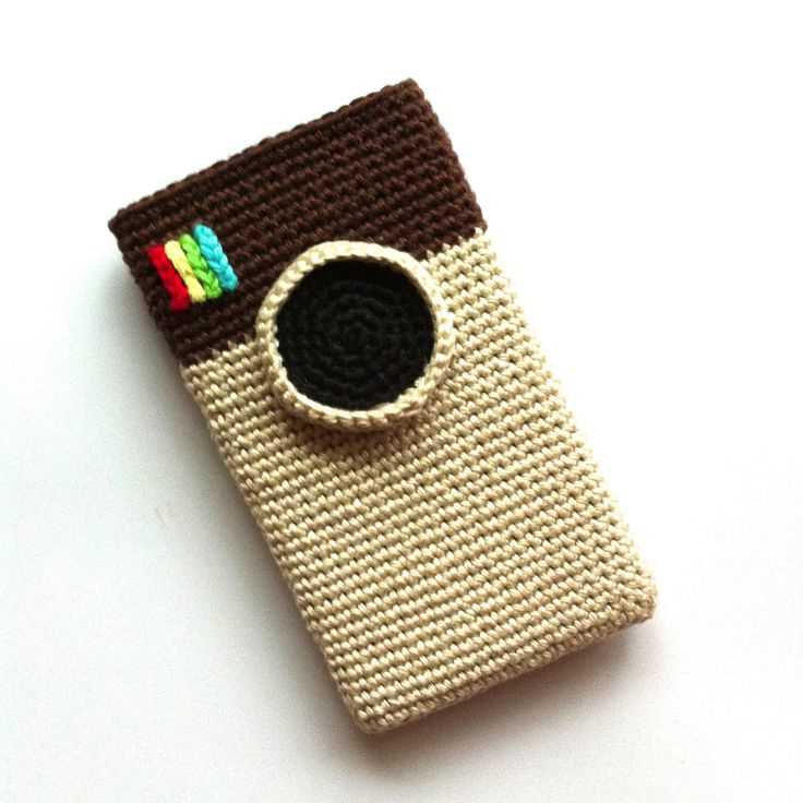 Knitted cell phone cover pattern