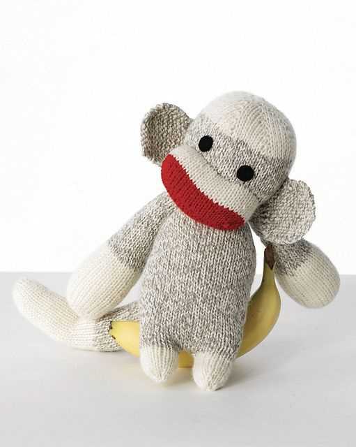 Knitted sock monkey pattern free