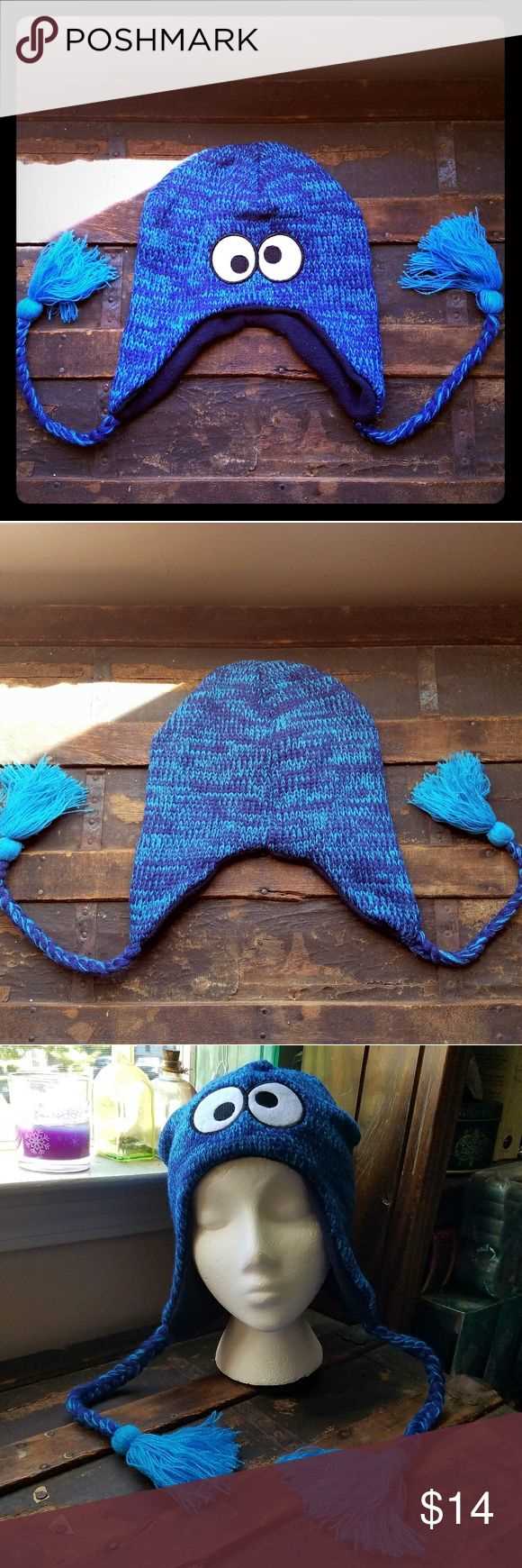 Cookie monster knit hat pattern