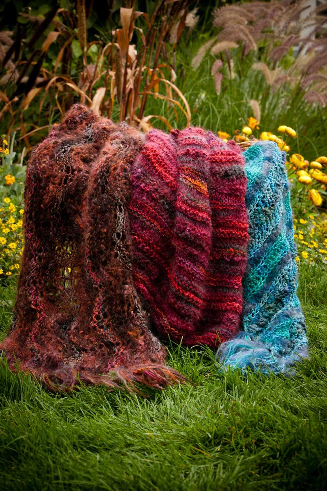Mohair throw knitting pattern