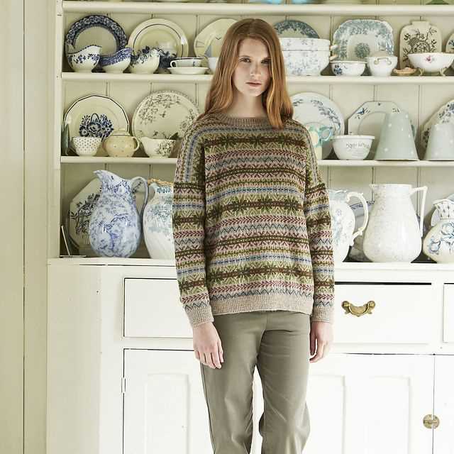 Fair isle sweater knitting patterns