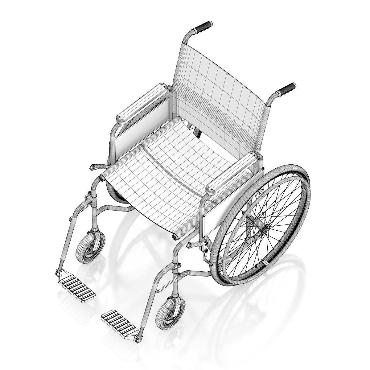Knit wheelchair wrap pattern