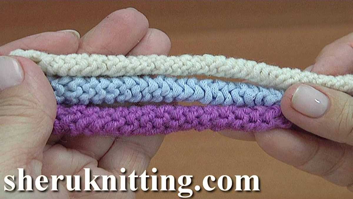I cord knitting pattern