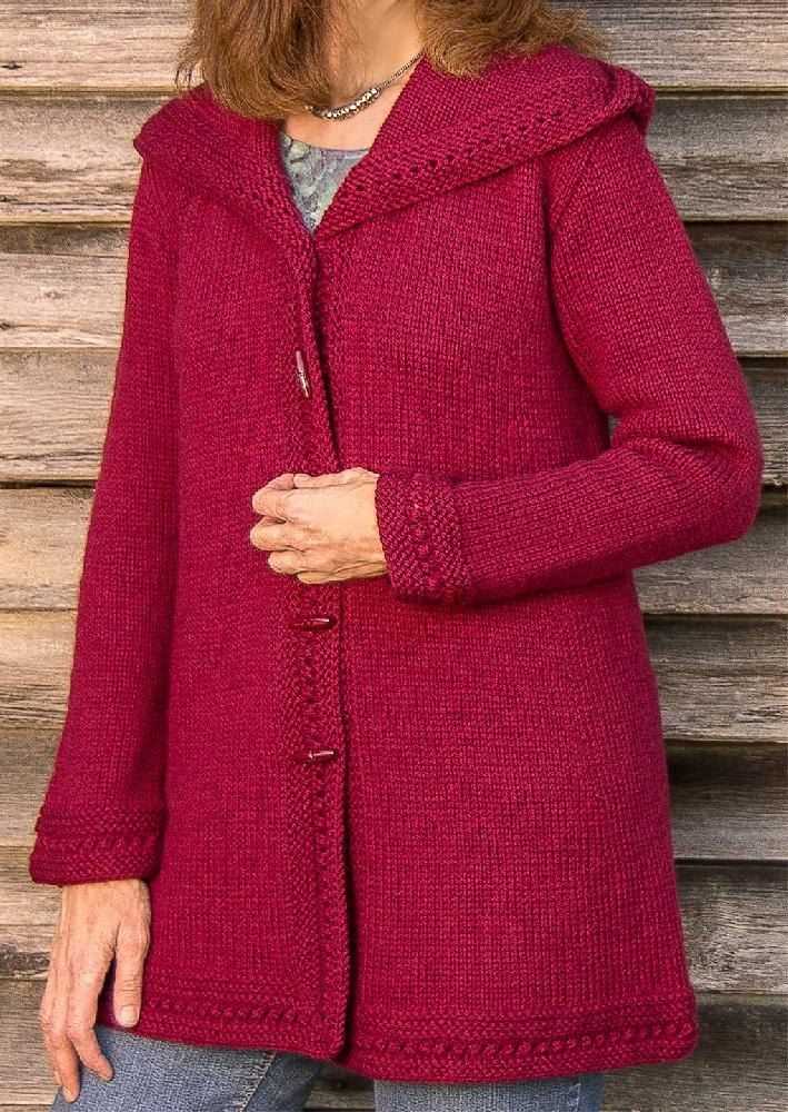 Free knitted coat patterns