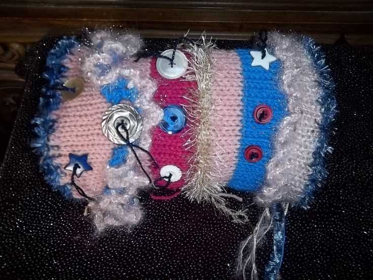 Knitted twiddle muffs pattern