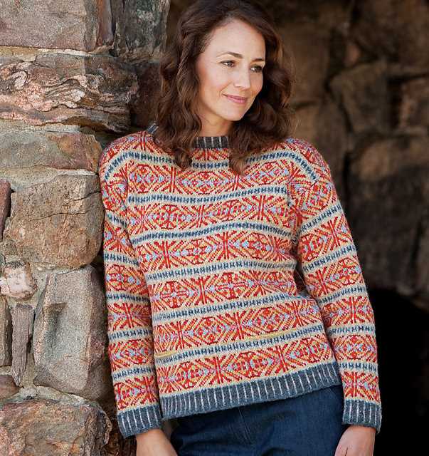 Free fair isle sweater knitting patterns
