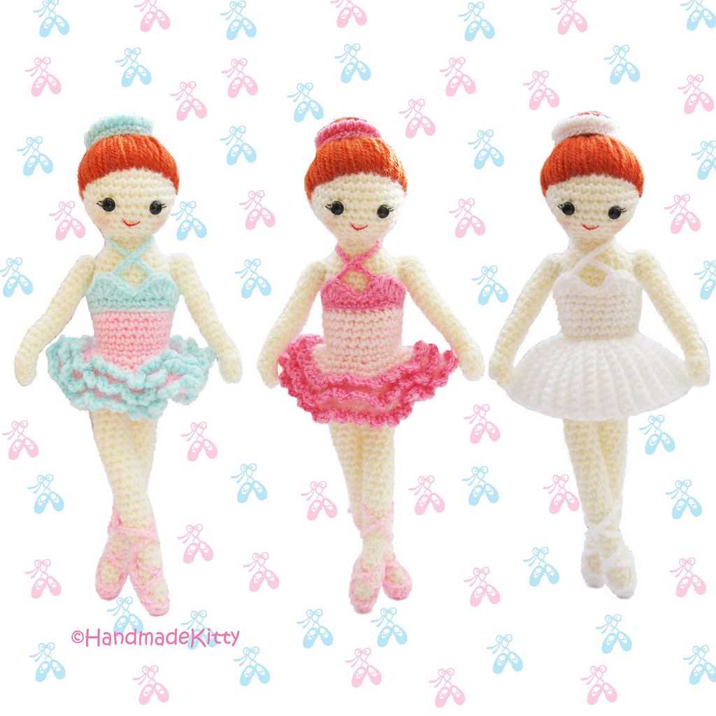 Ballerina doll knitting pattern