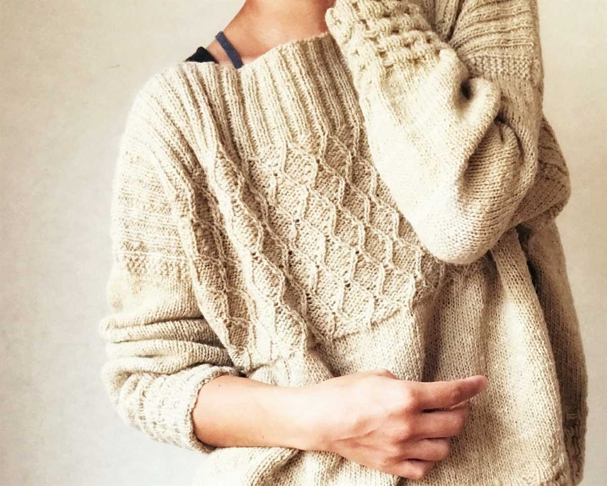 Bubble sleeve knitting pattern