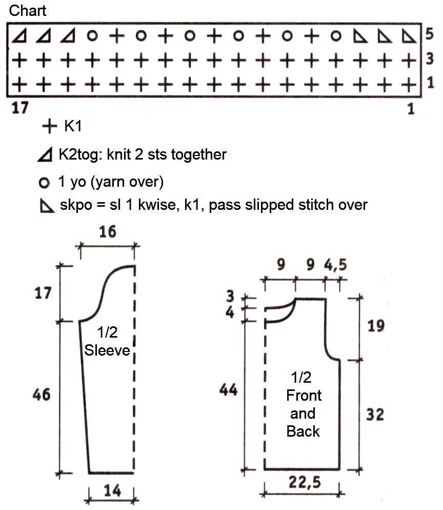 Polo neck knitting pattern