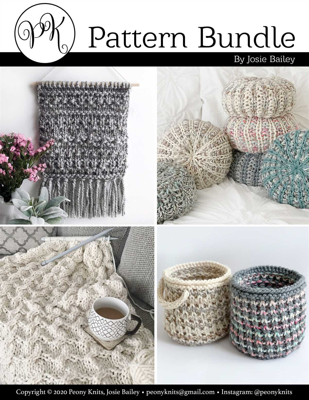 Home decor knitting patterns