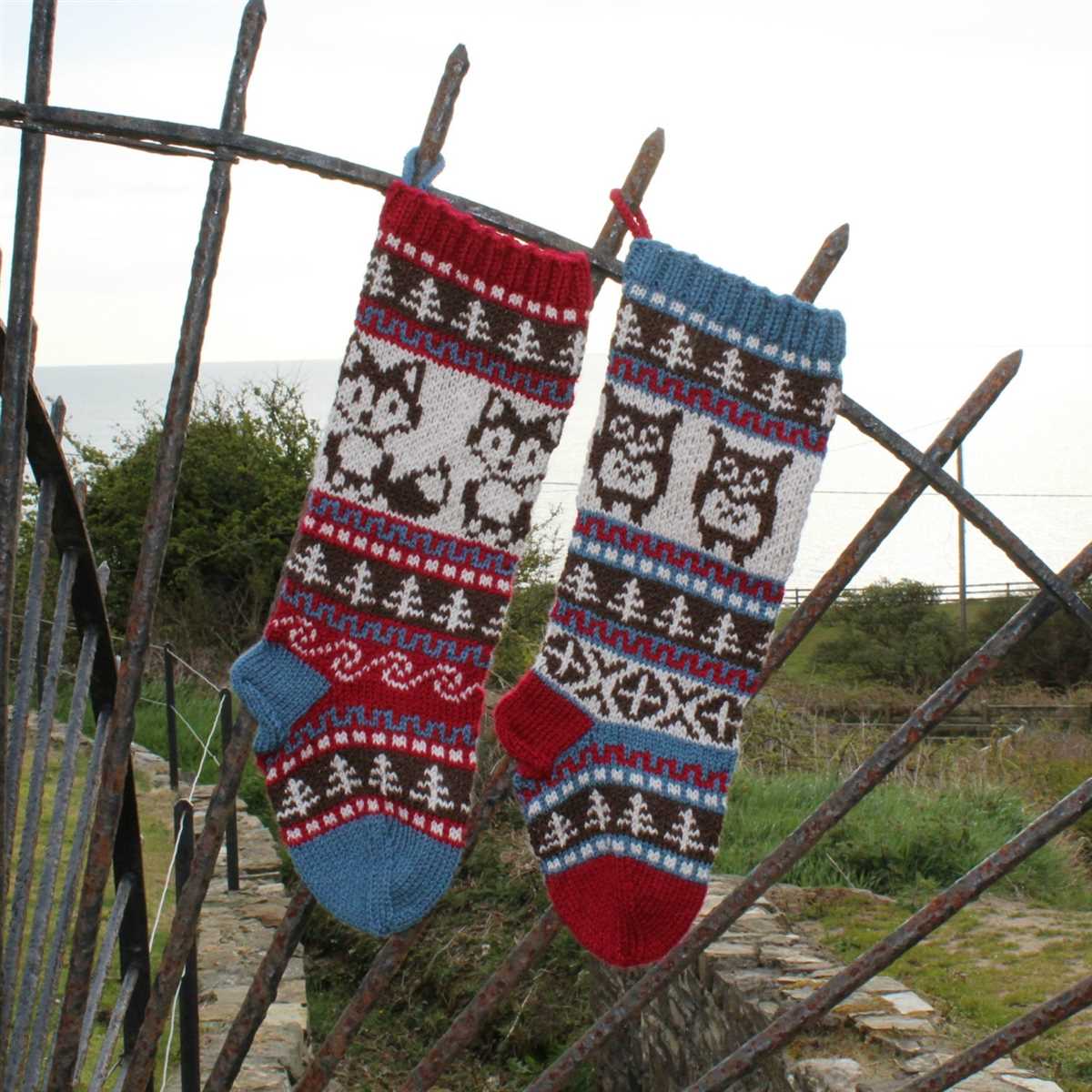 Fair isle christmas knitting patterns