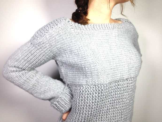 Knit in the round sweater pattern