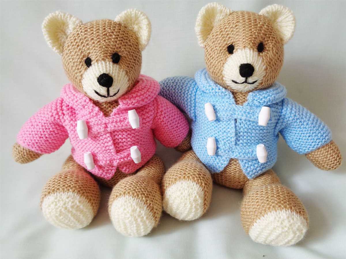 Teddy bear jumper knitting pattern