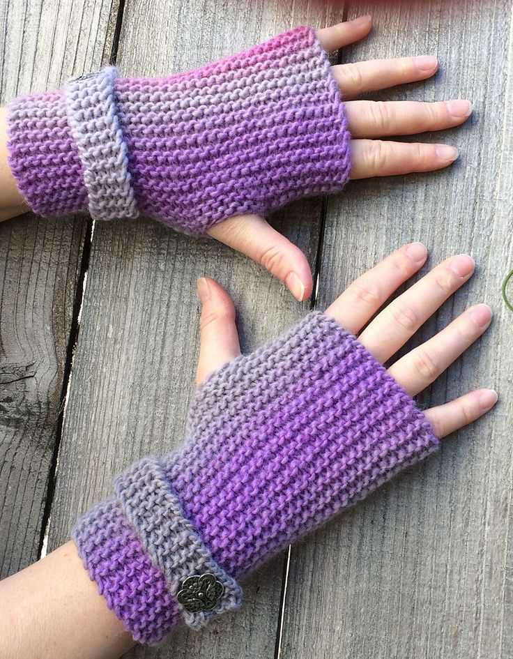 Free knitting patterns for fingerless mittens on 2 needles