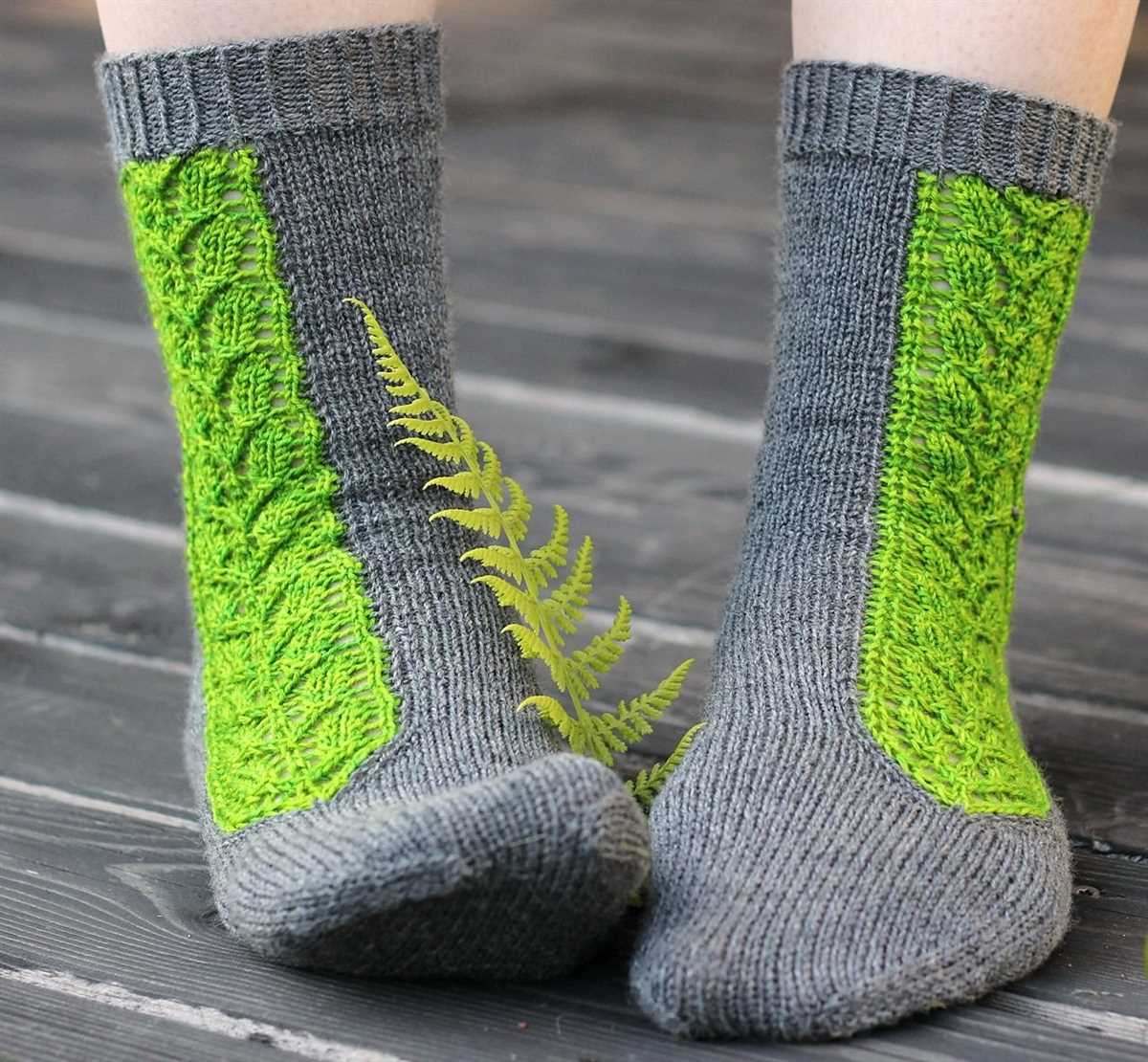 Sock knitting patterns
