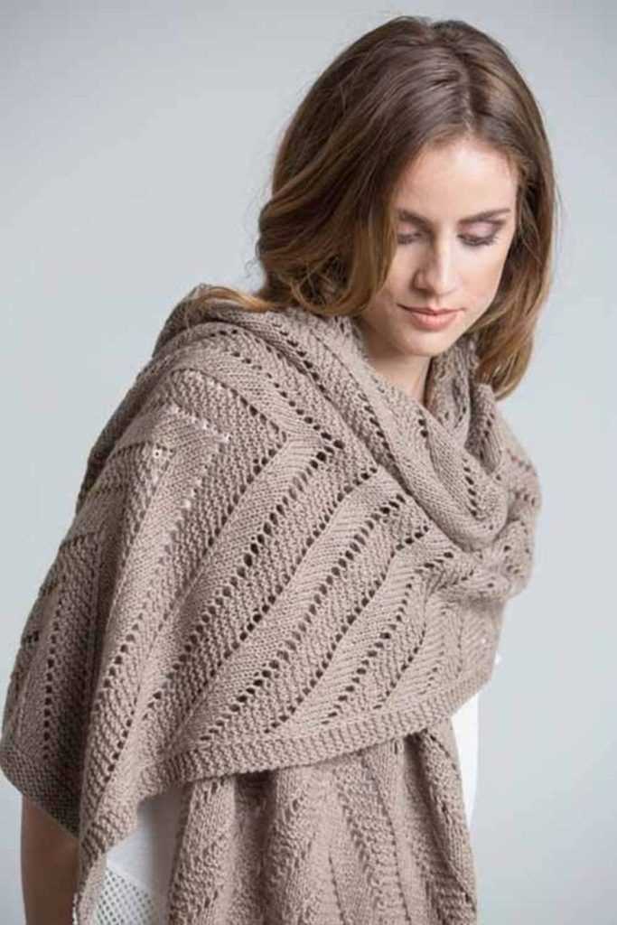 Spring scarf knitting pattern