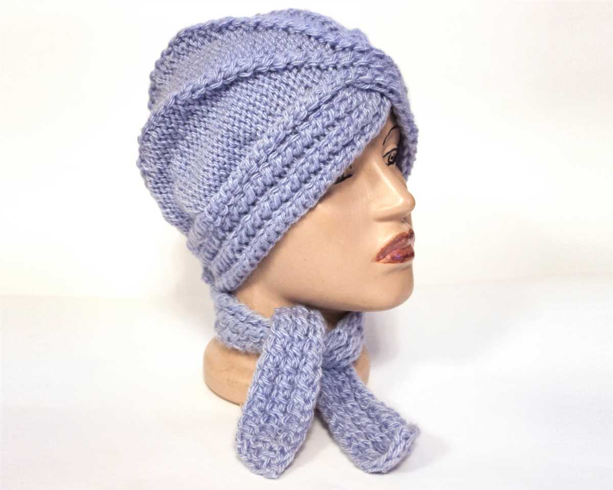 Knit turban hat pattern