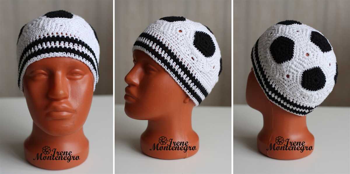 Knitted football hat pattern free
