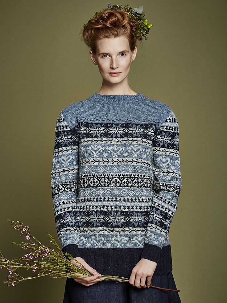 Knitting pattern linen sweater