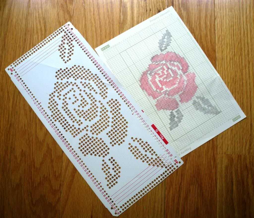 Knitting pattern grid paper