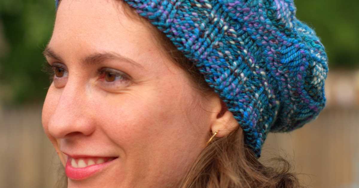 Drop stitch scarf knit pattern