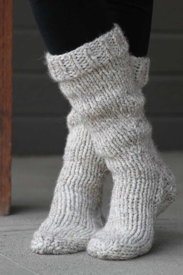 Slouch socks knitting pattern free