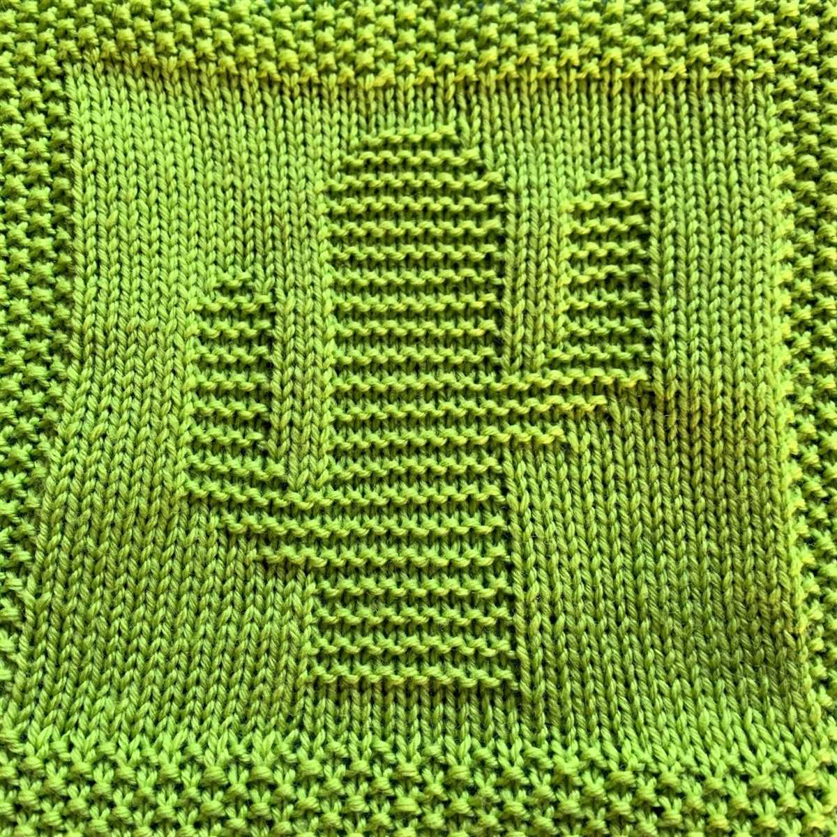 Free knitting patterns for 5 inch squares