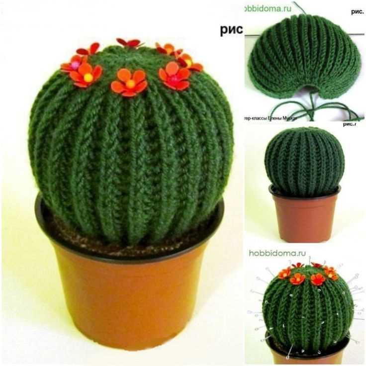 Create your own free pattern for a knitted cactus plant! Knitted cactus plant pattern free