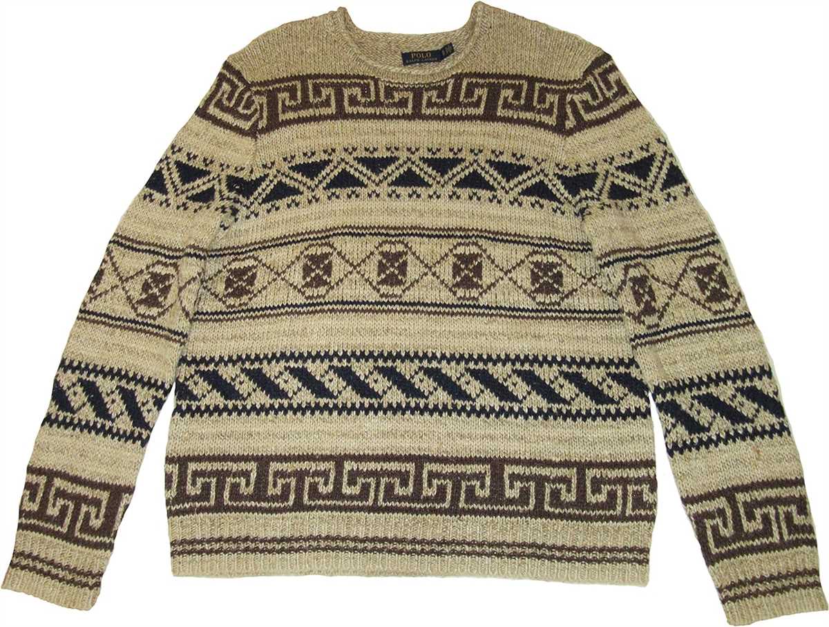 Polo neck knitting pattern