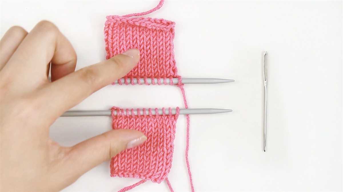 Grafting knitting in pattern