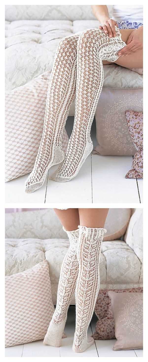 Knit pattern stocking