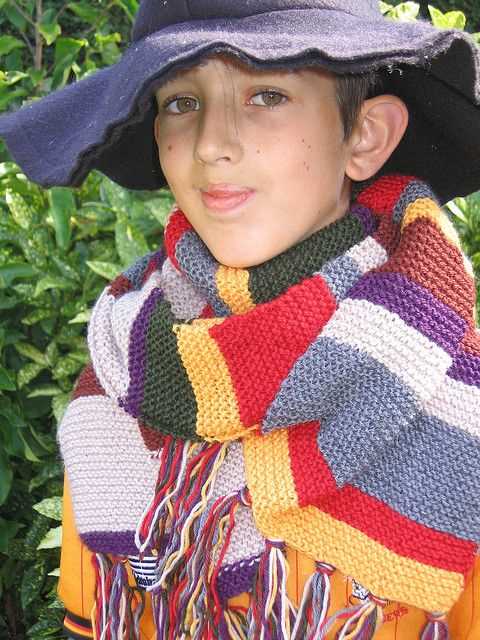 Fourth doctor scarf knitting pattern