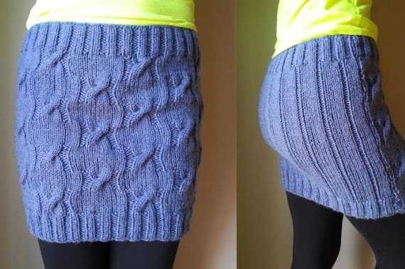 Knit mini skirt pattern free