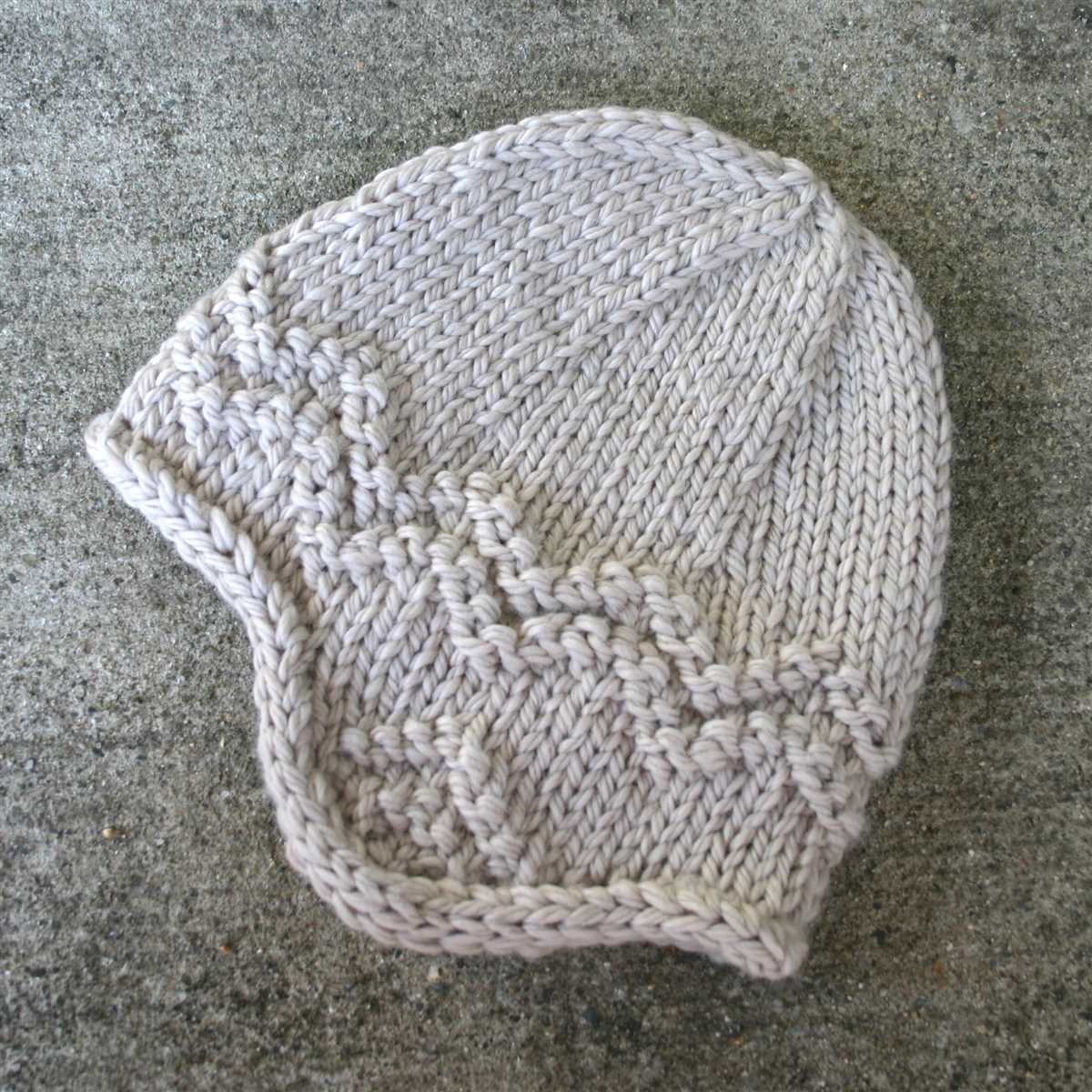 Knitting pattern for adults hats