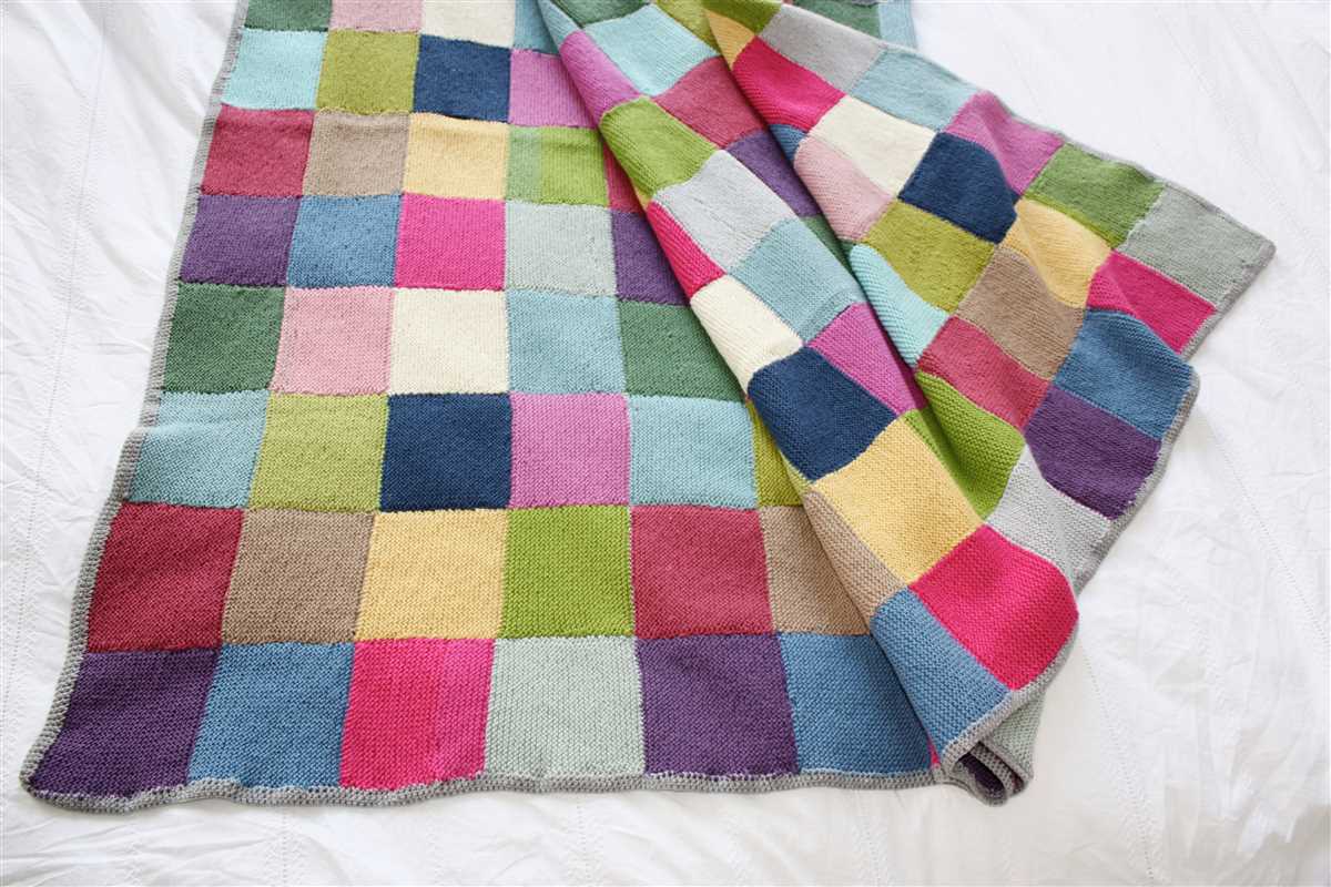 Beginner knitted blanket patterns patchwork
