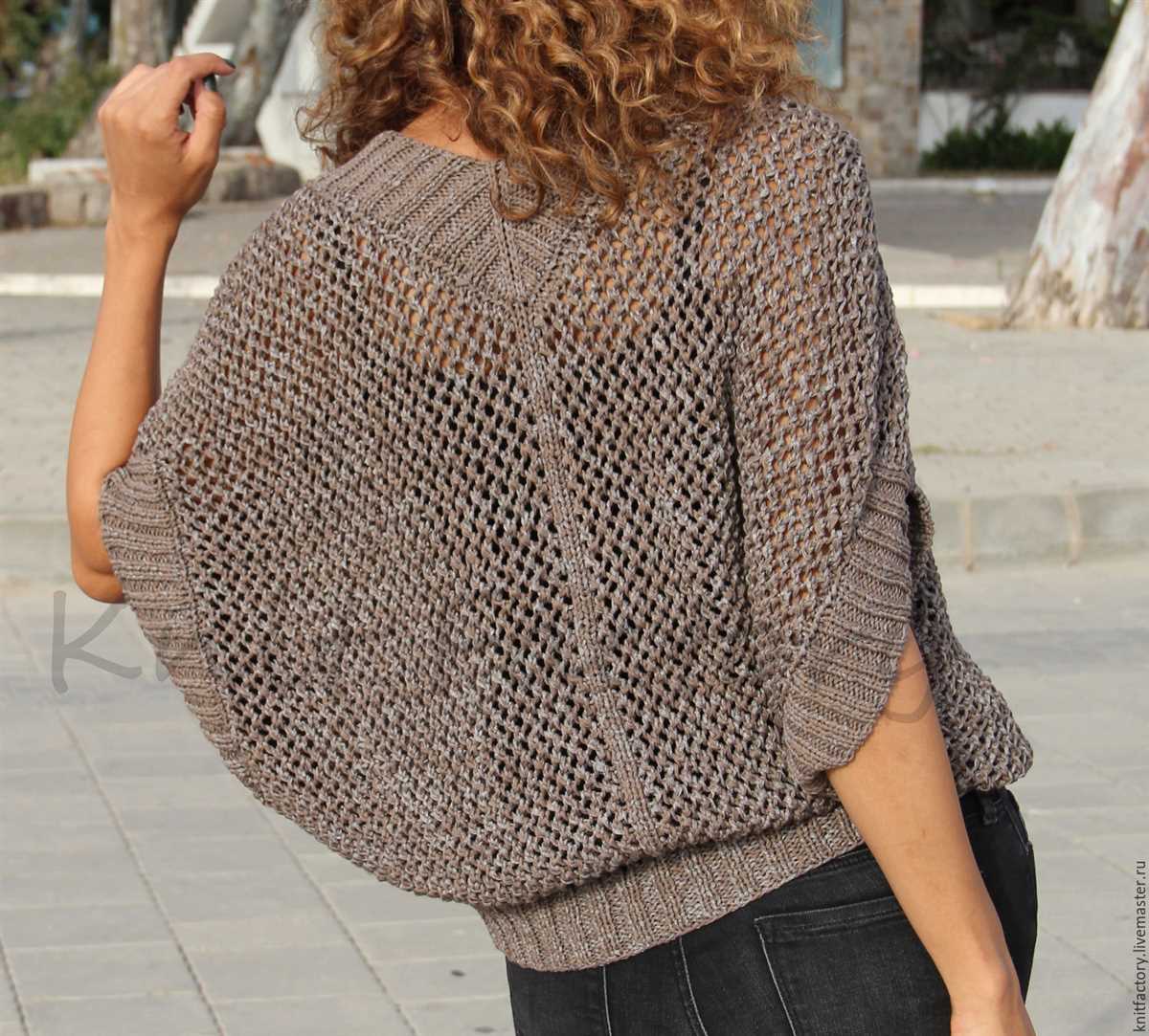 Oversized tunic knitting pattern