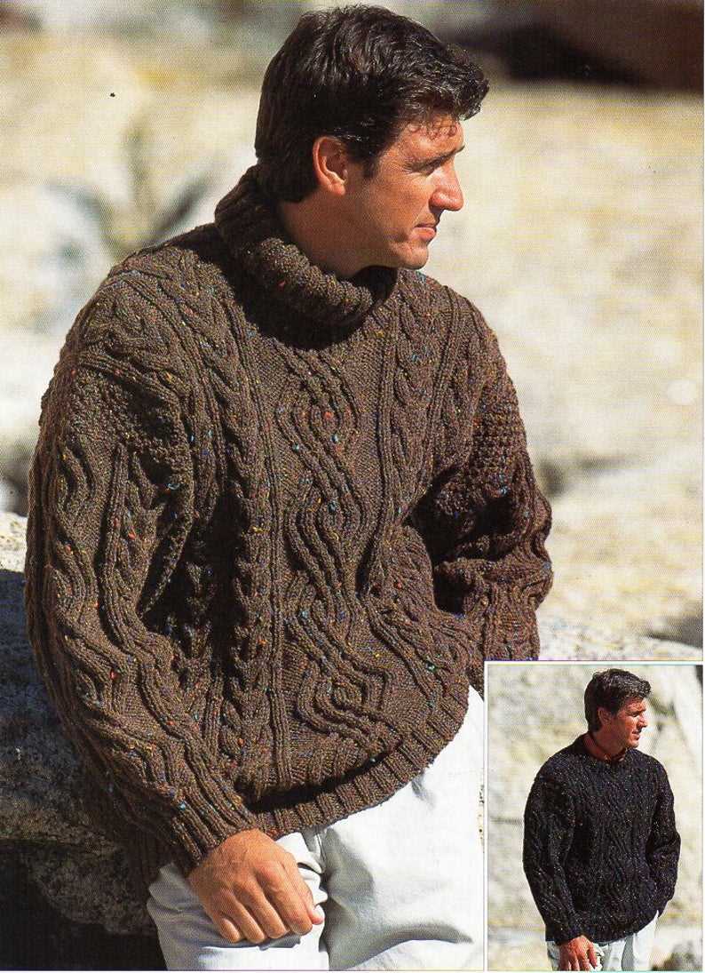 Mens cable knit sweater pattern free