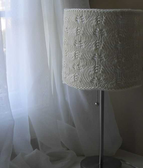 Knitted lampshade pattern