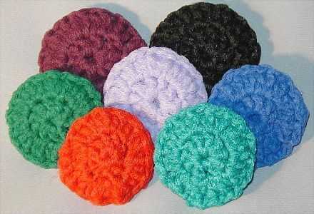 Knitted dish scrubber pattern