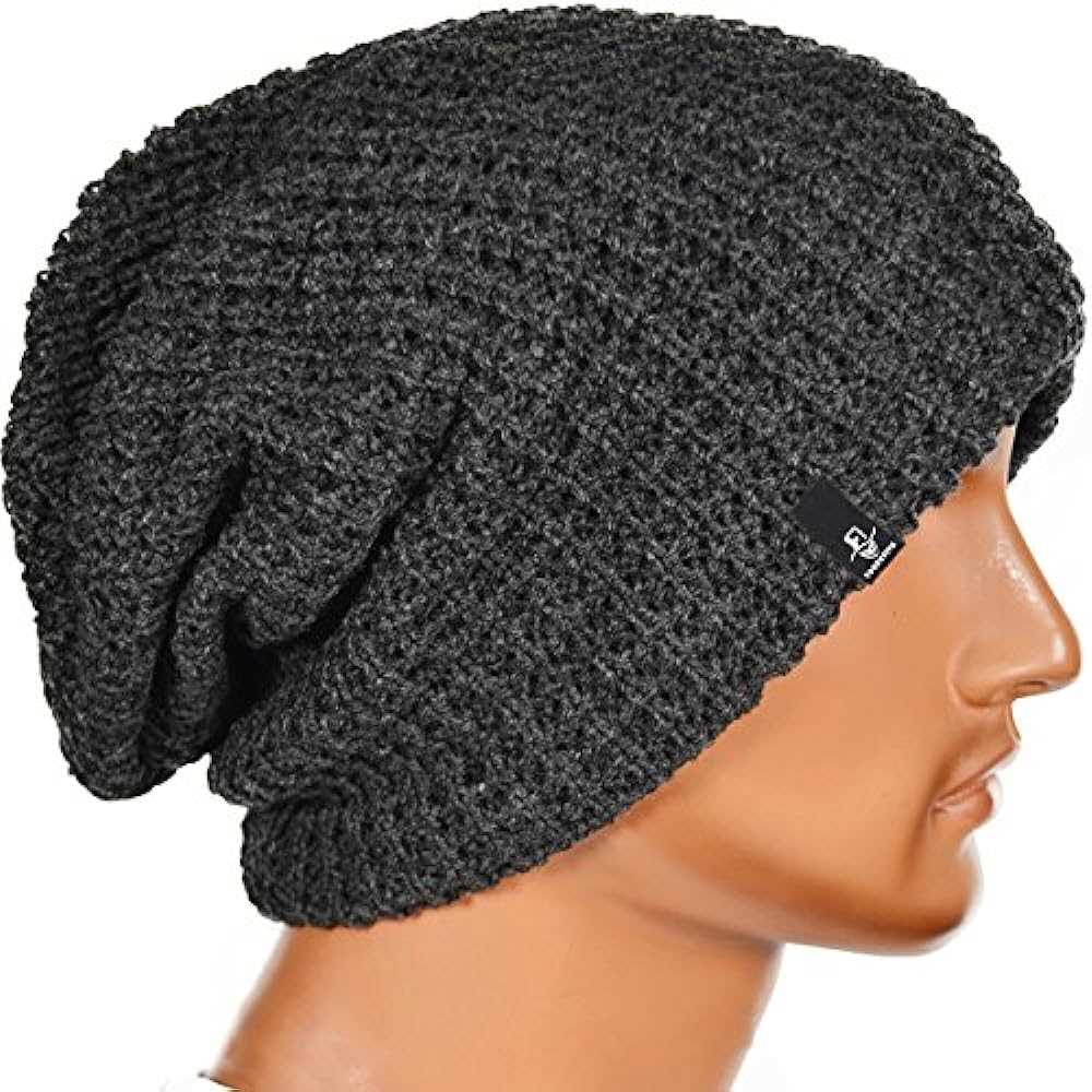 Knit slouchy hat pattern