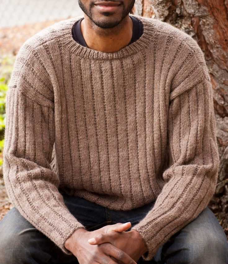 Polo neck sweater knitting pattern