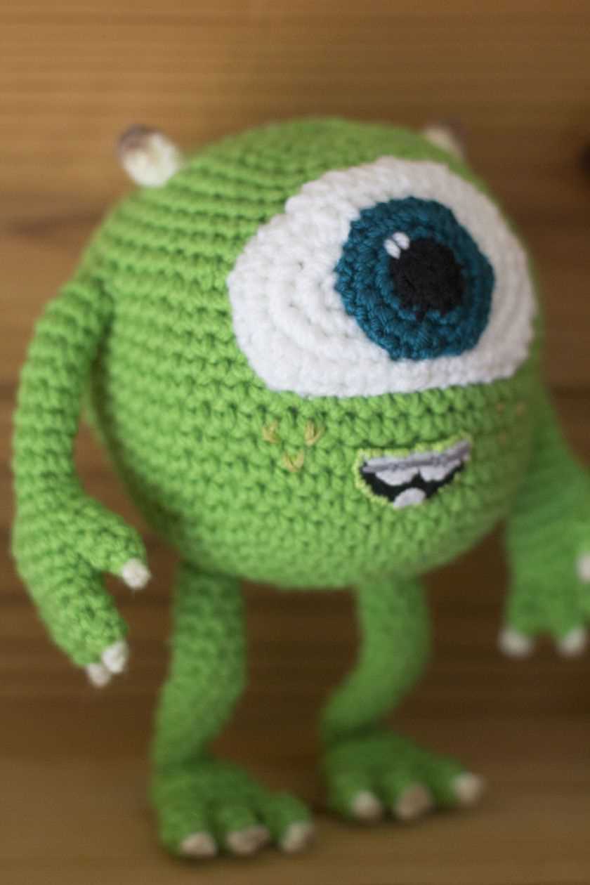 Mike wazowski knitting pattern