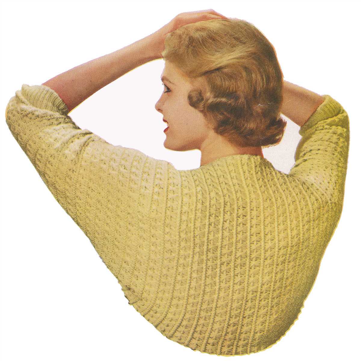 Vintage shrug knitting pattern