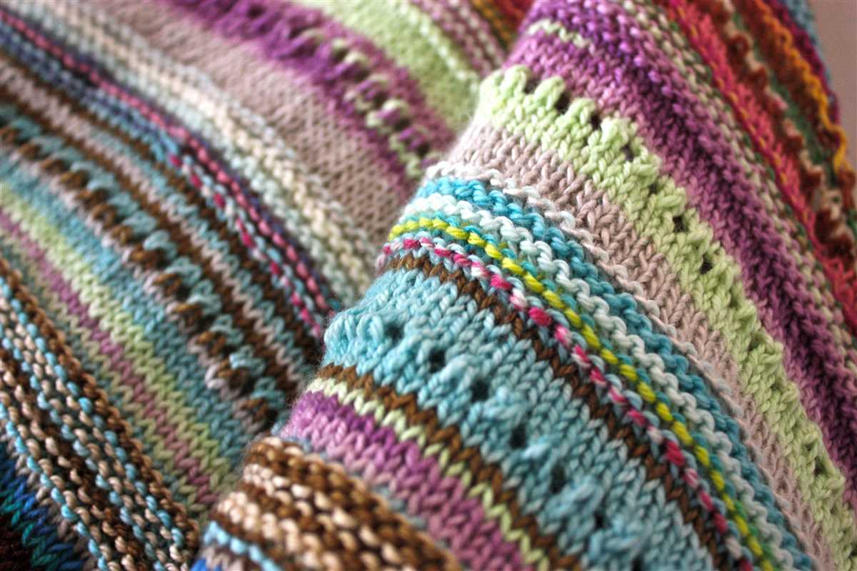 Scrap yarn knitting patterns